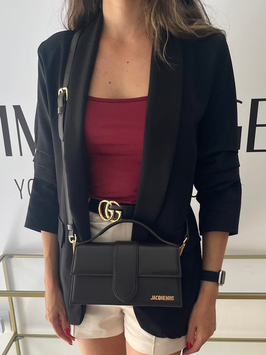 Jacquemus Le grand Bambino marrone scuro