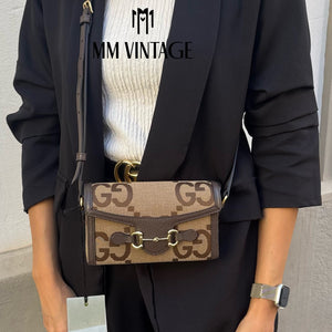 Borsa Mini Horsebit 1955 Jumbo GG Gucci