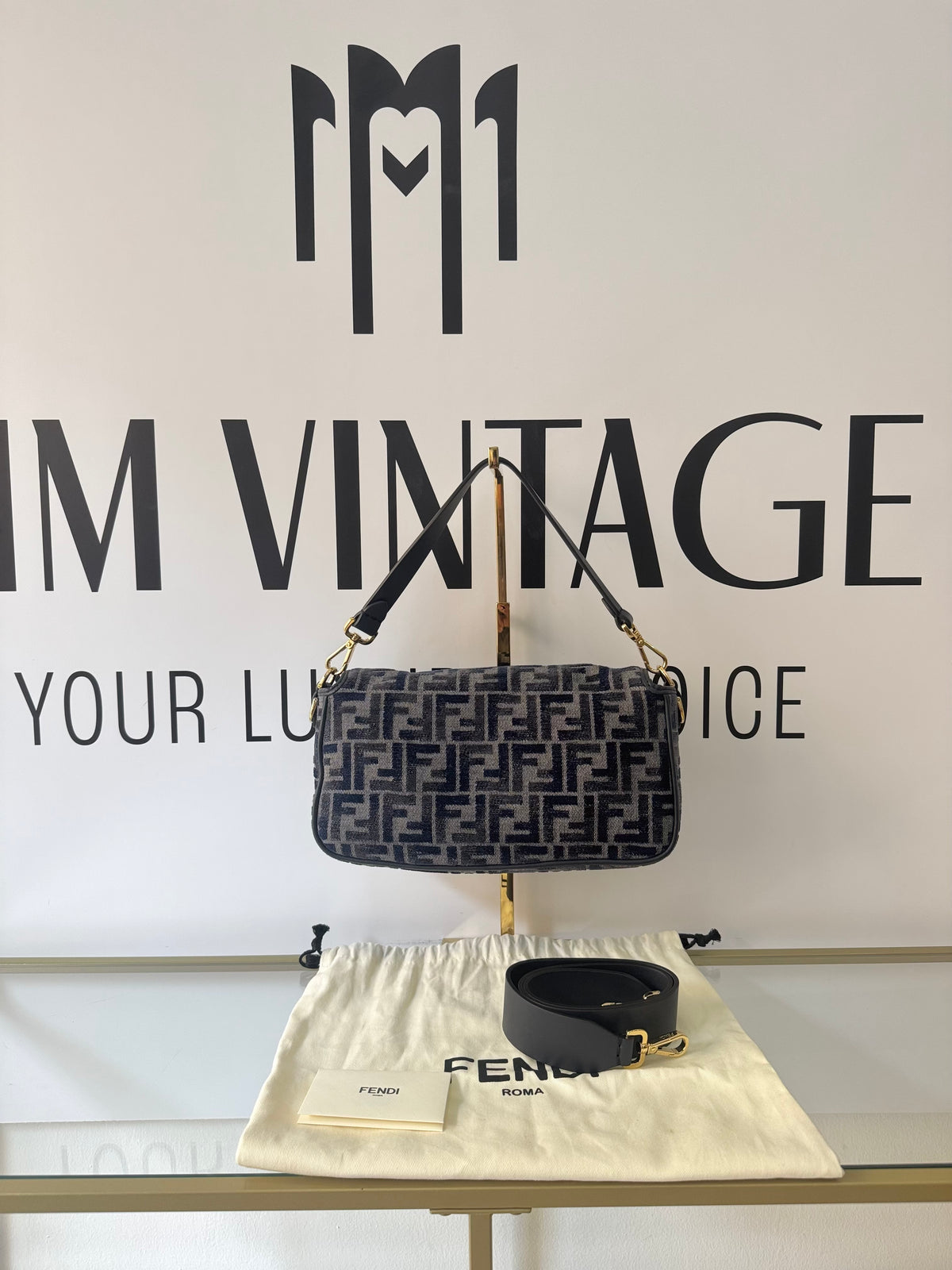 Borsa Baguette FF Fendi