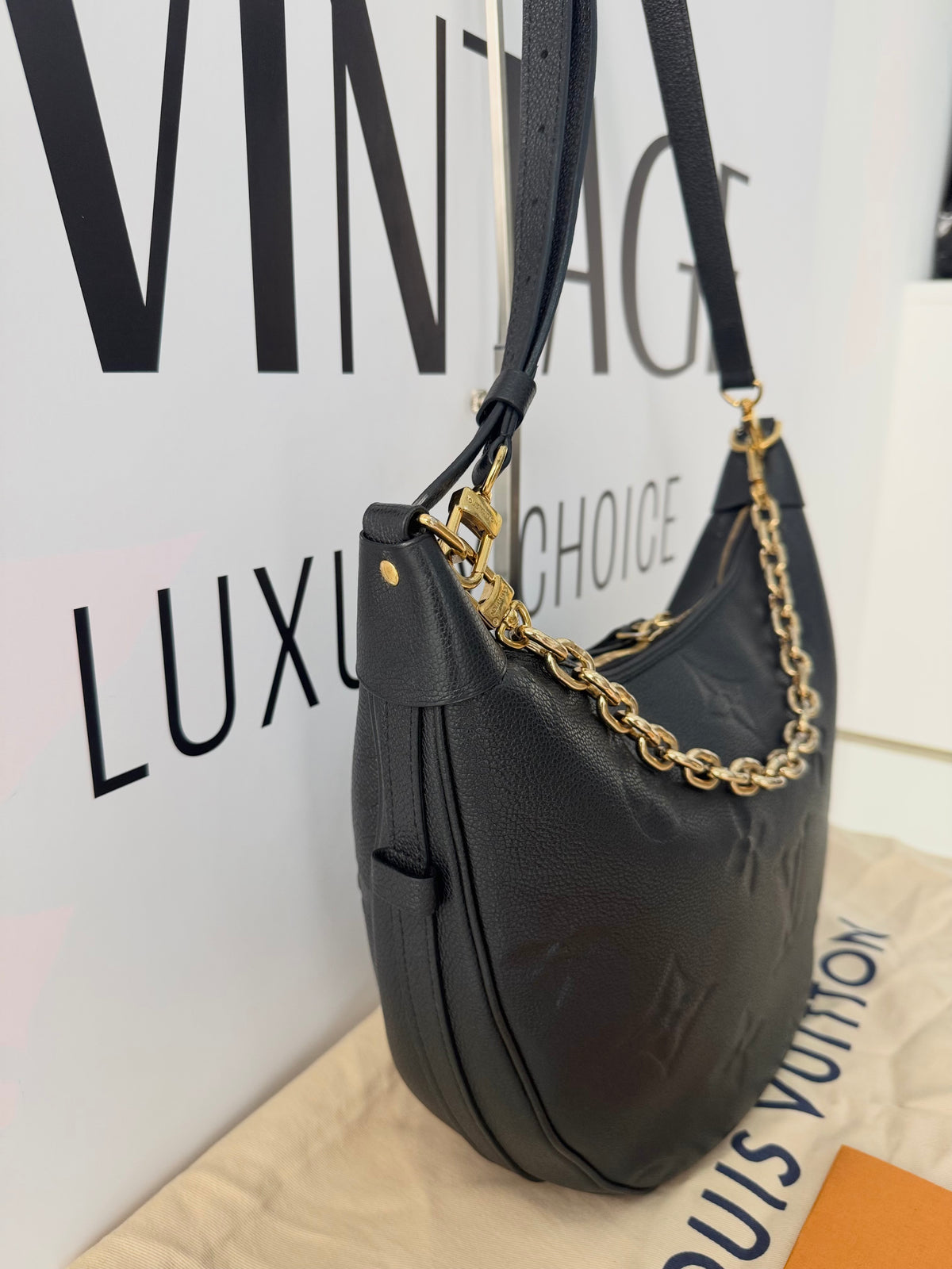 Borsa Loop Hobo Monogram Empreinte Louis Vuitton