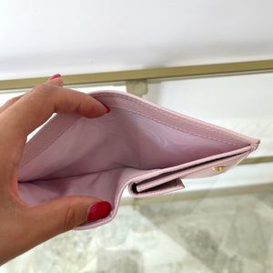 Portafoglio in Saffiano rosa Prada