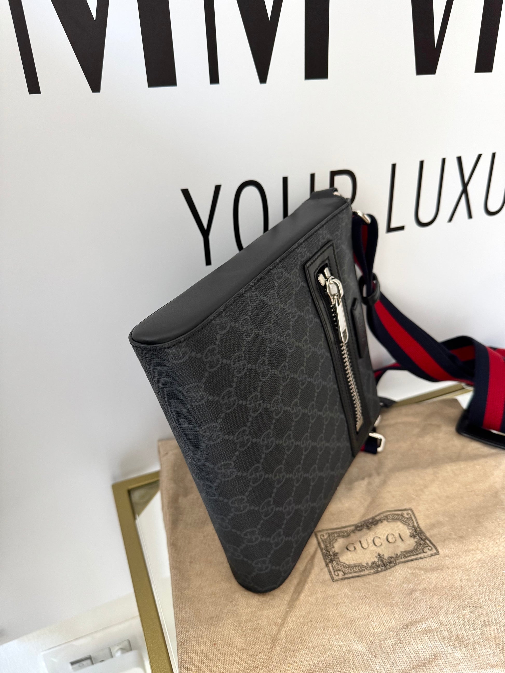 Borsa GG Supreme Nero Gucci