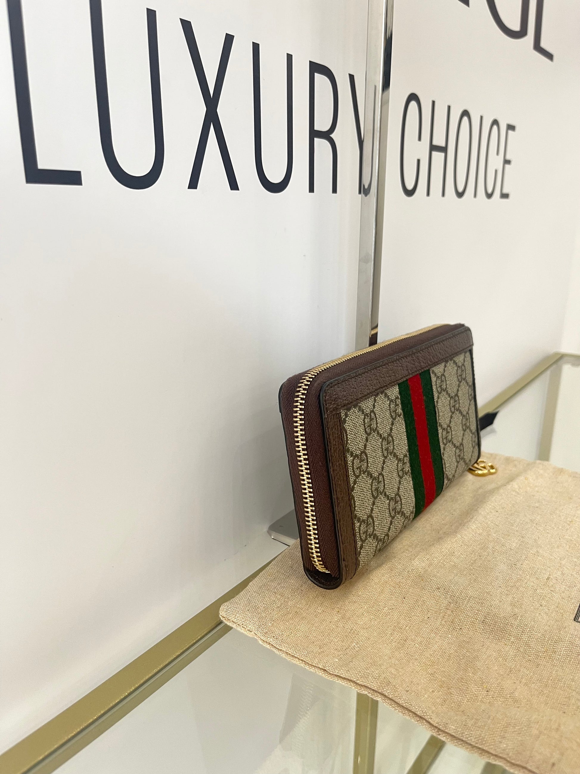 Portafoglio Ophidia GG Supreme Gucci