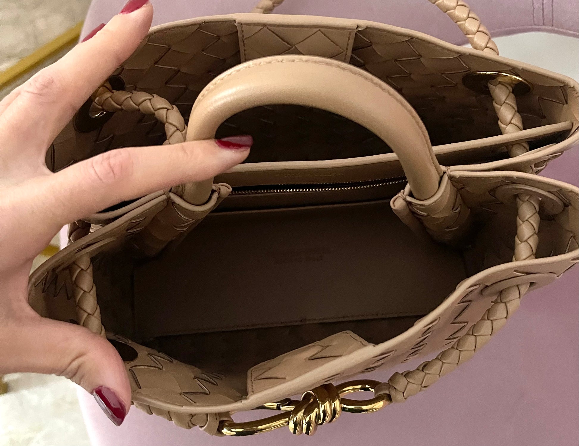 Borsa Andiamo misura piccola Bottega Veneta