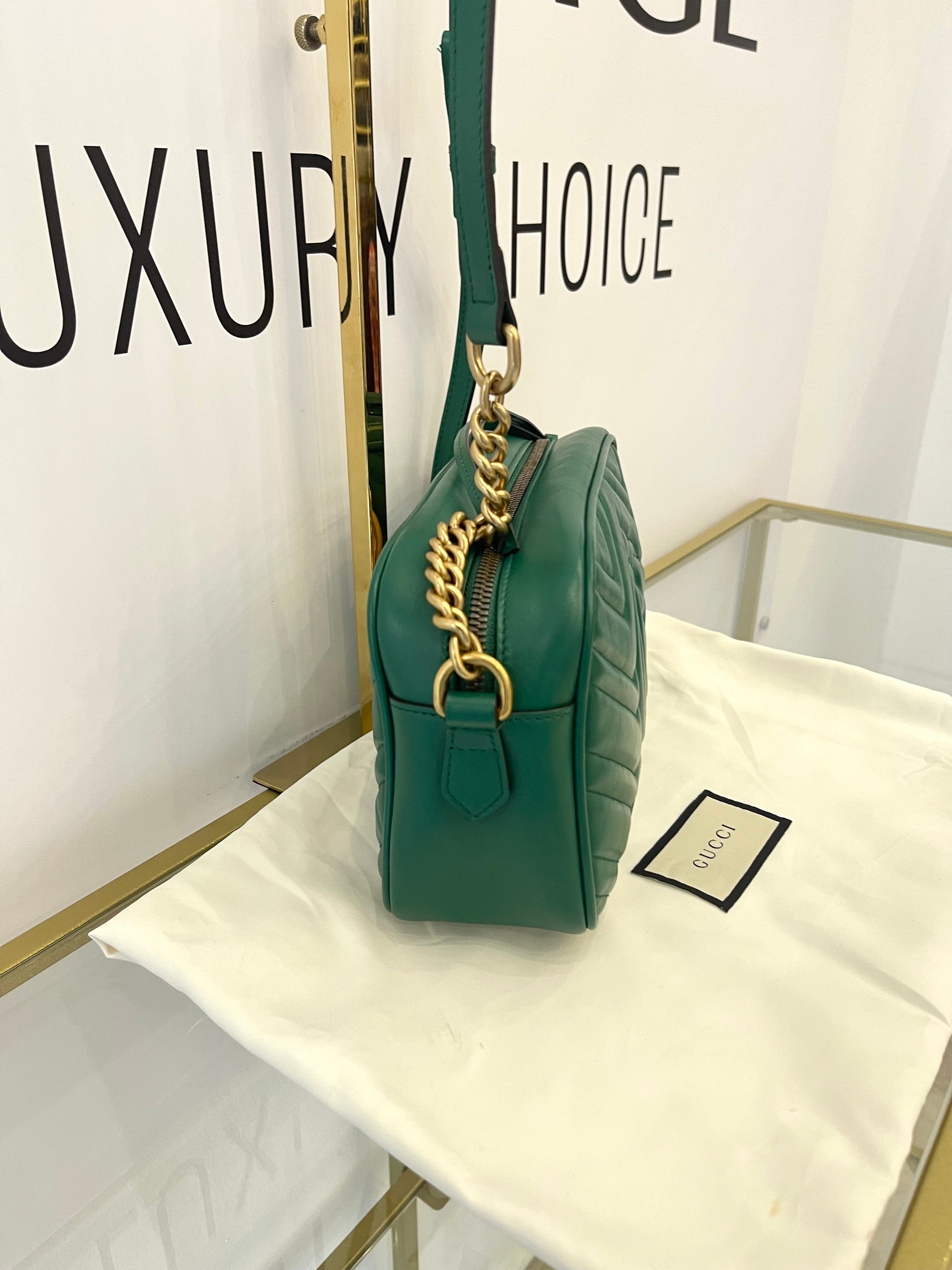 Borsa Camera Bag GG Marmont Matelassé Gucci