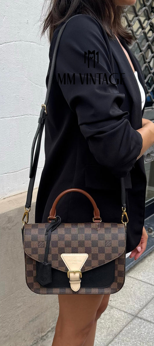 Borsa Beaumarchais Damier Ebène Louis Vuitton