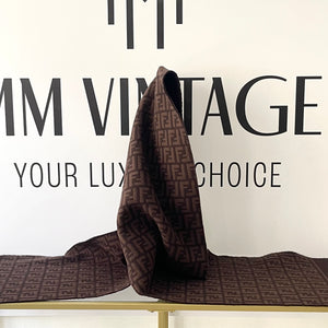 Sciarpa con motivo FF jacquard Fendi