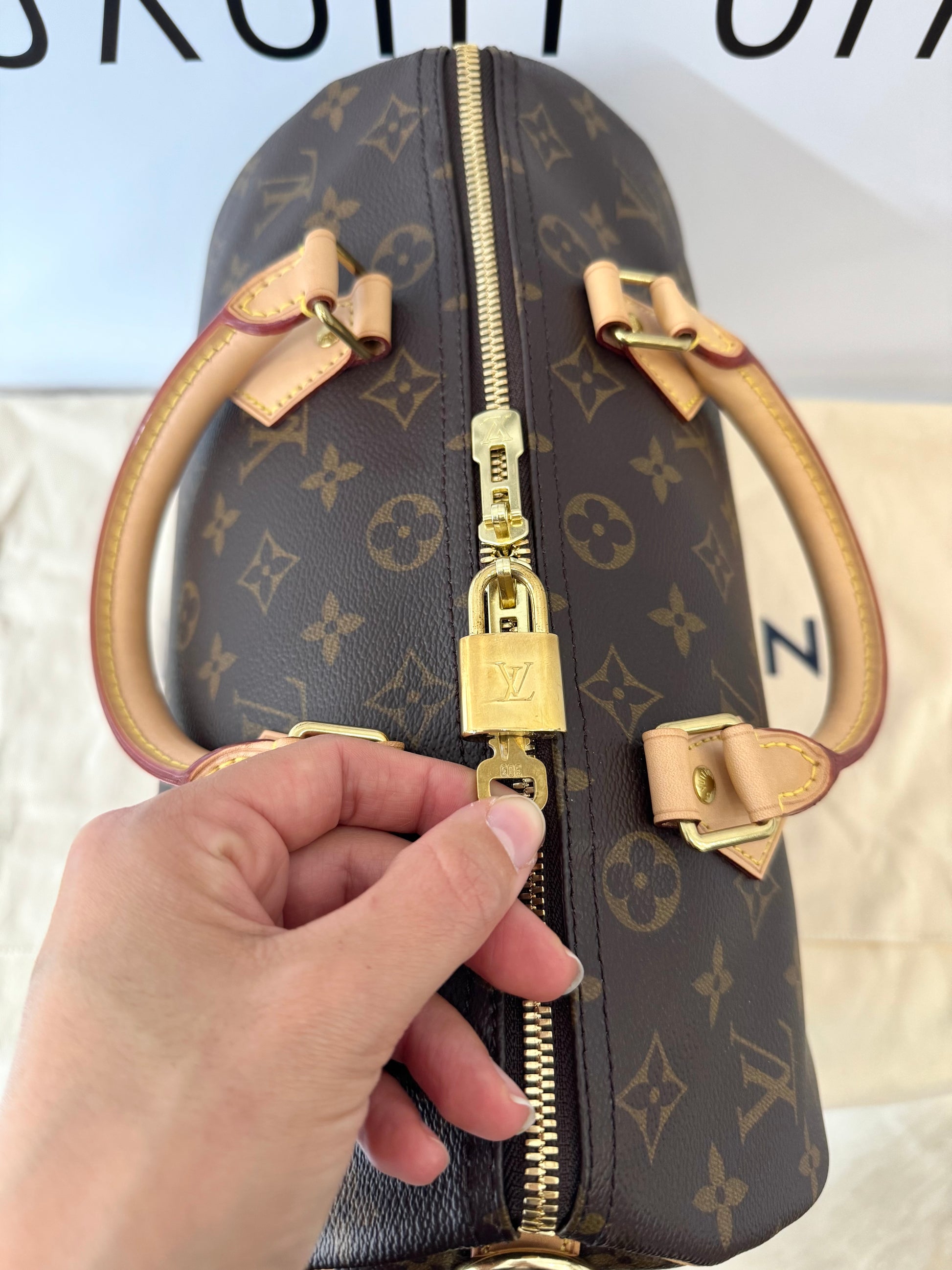 Borsa Speedy Bandoulière 30 Monogram Louis Vuitton