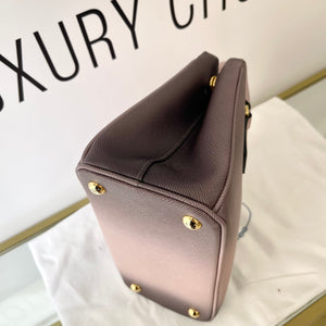 Borsa Galleria in saffiano Alabastro sfumato Prada