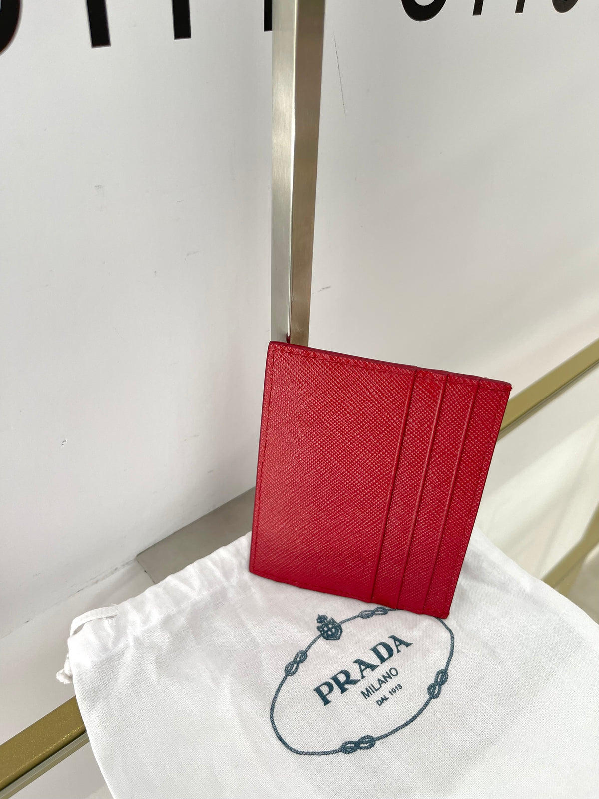 Portacarte in Saffiano Prada
