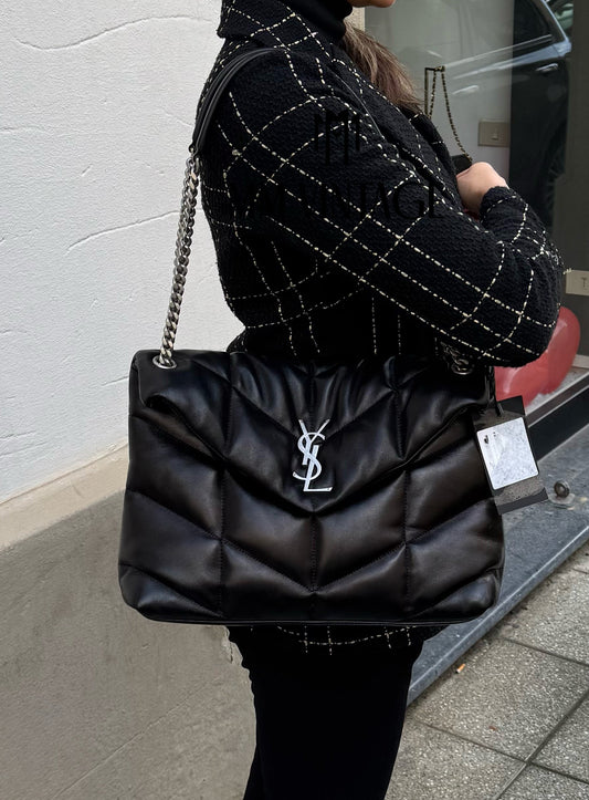 Borsa LouLou Puffer Medium Saint Laurent
