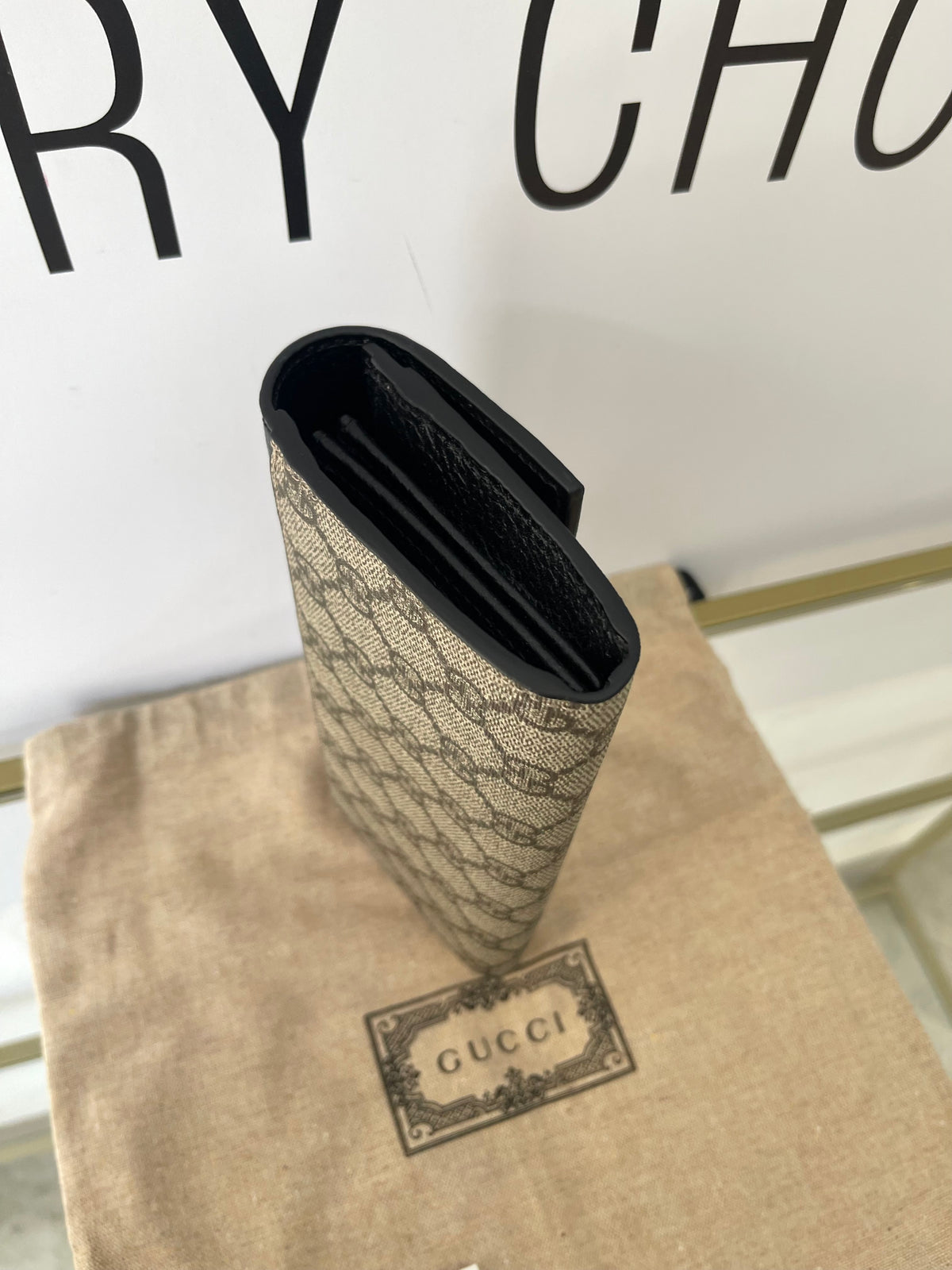 Portafoglio Continental GG Marmont Bicolore Gucci