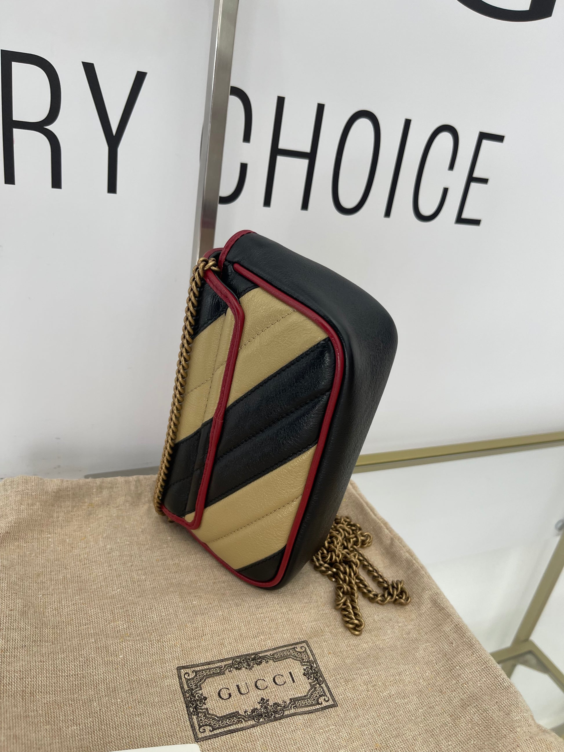 Borsa Mini Marmont GG Torchon Gucci