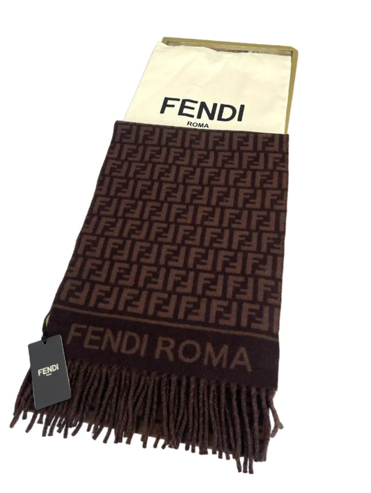 Sciarpa con motivo FF Jacquard Fendi