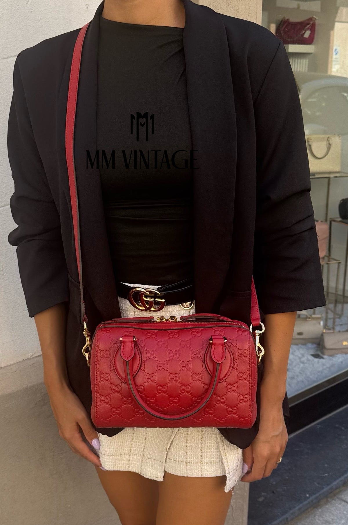 Bauletto Boston Guccissima Gucci