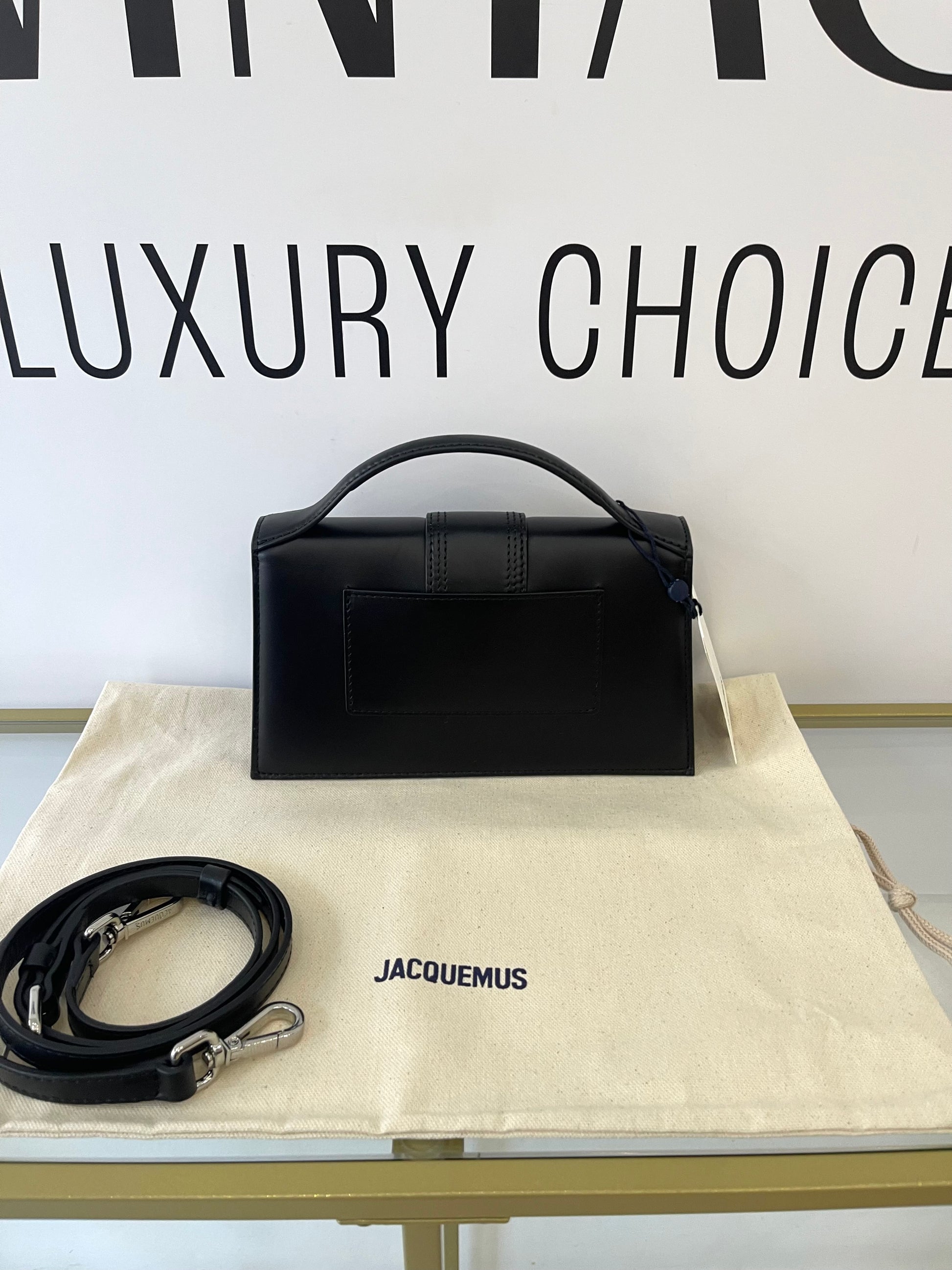 Borsa Le Grand Bambino black hw argento Jacquemus