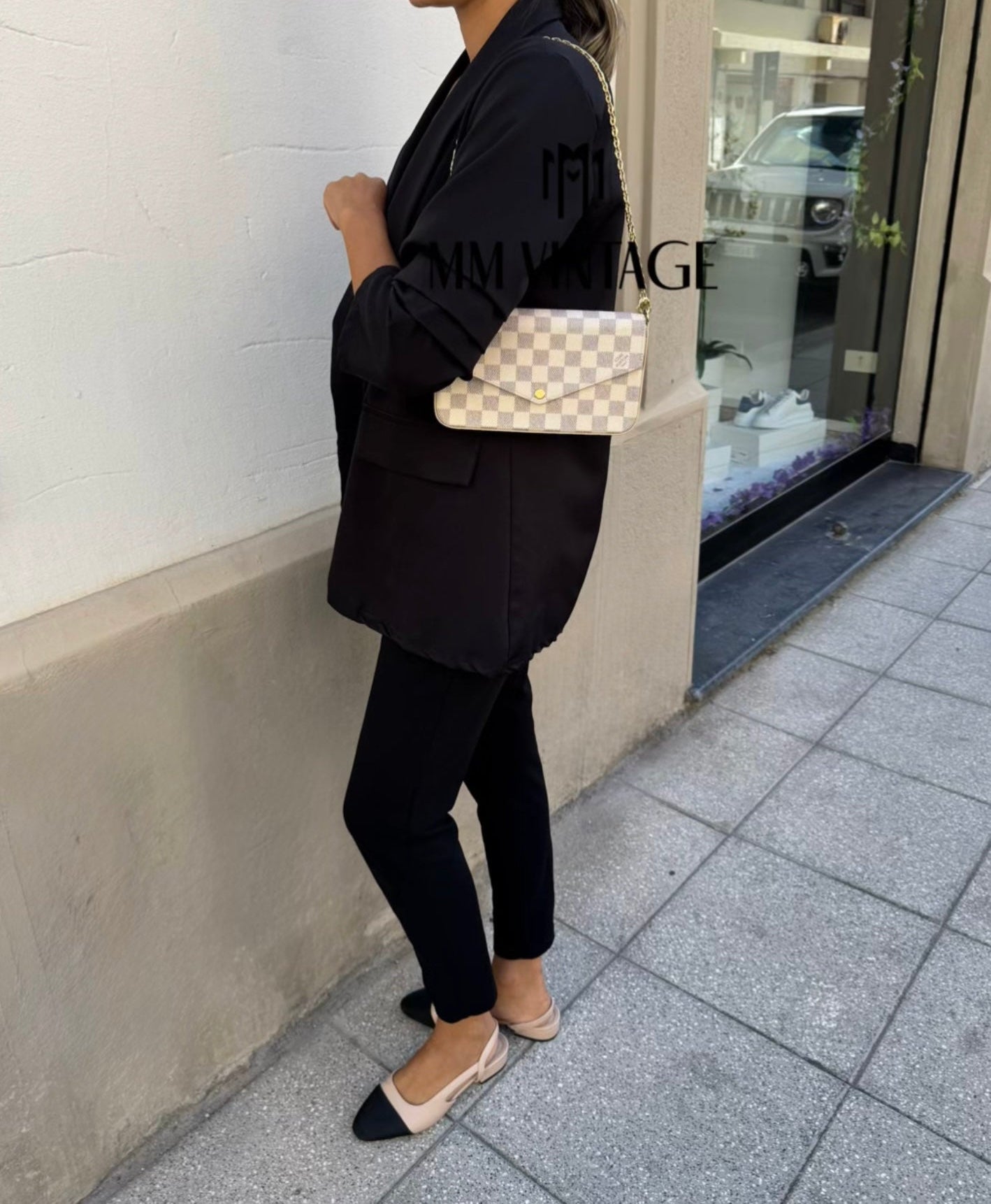 Pochette Félicie Damier Azur Louis Vuitton