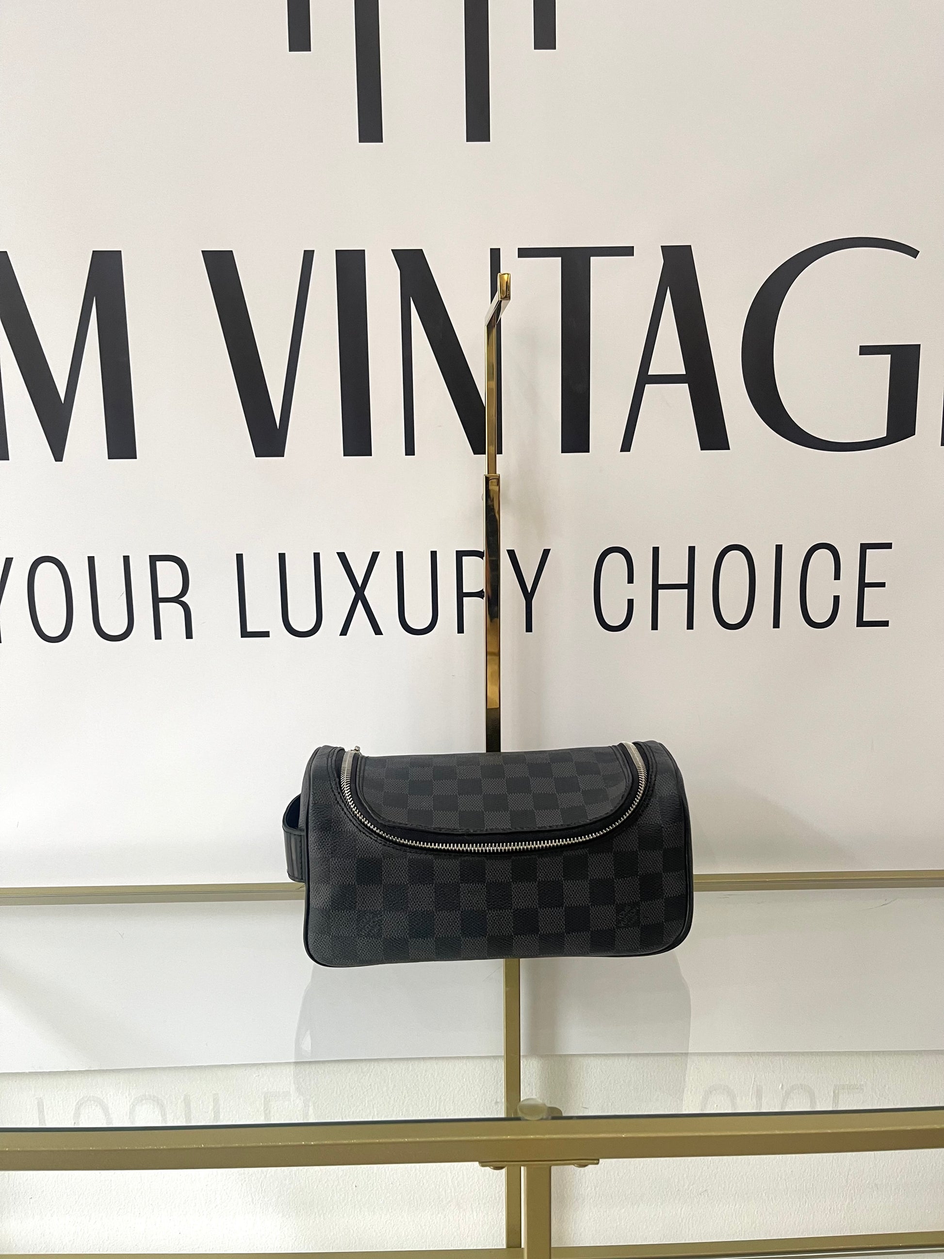Toiletry Bag Damier Graphite Louis Vuitton