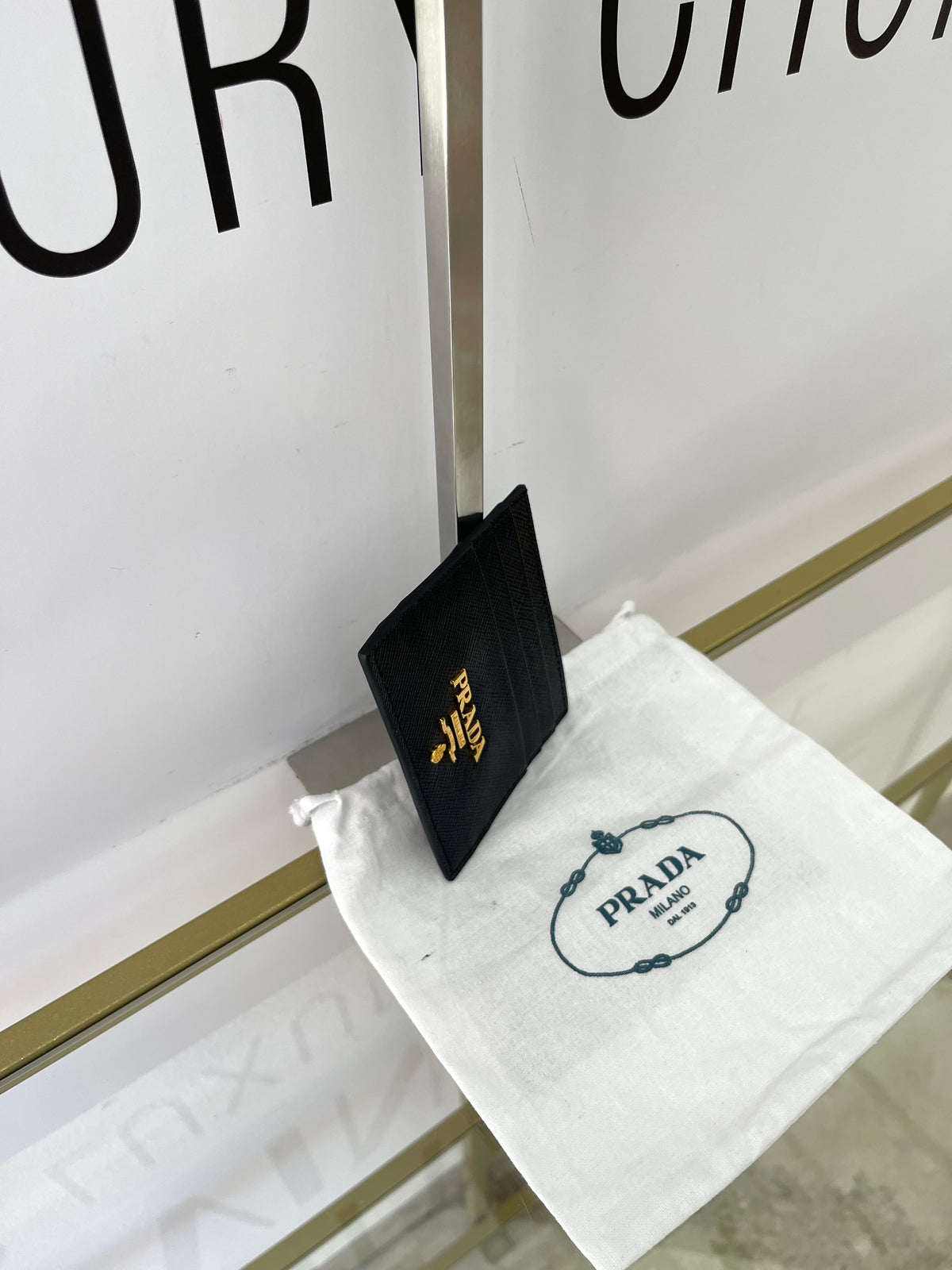 Portacarte in Saffiano Prada