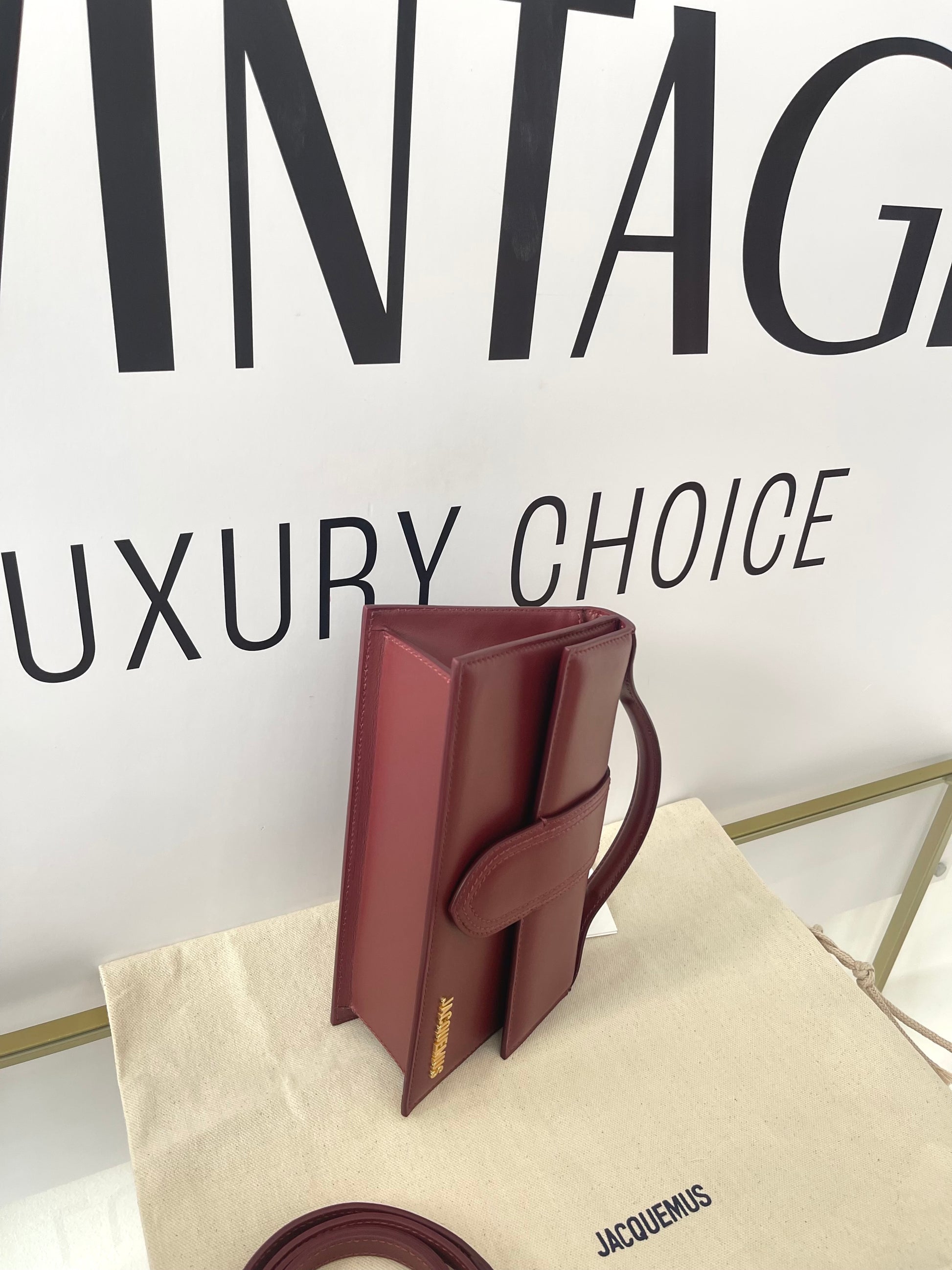 Borsa Le Grand Bambino Bordeaux Jacquemus