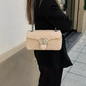 Borsa Marmont 26 GG in Nabuk Gucci