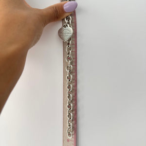 Bracciale a Maglie Cuore M Tiffany