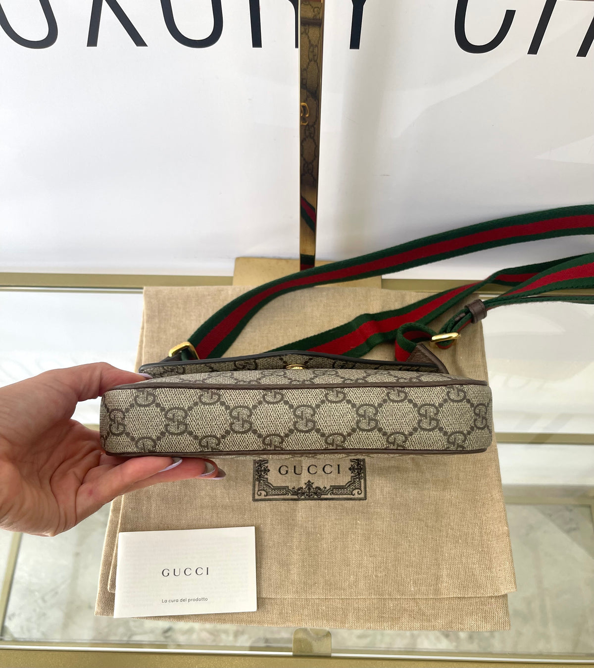 Pochette Ophidia GG Supreme Gucci