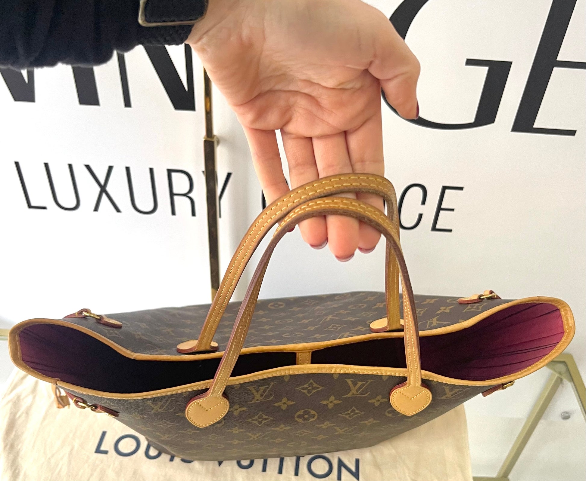 Borsa Neverfull MM Monogram Louis Vuitton