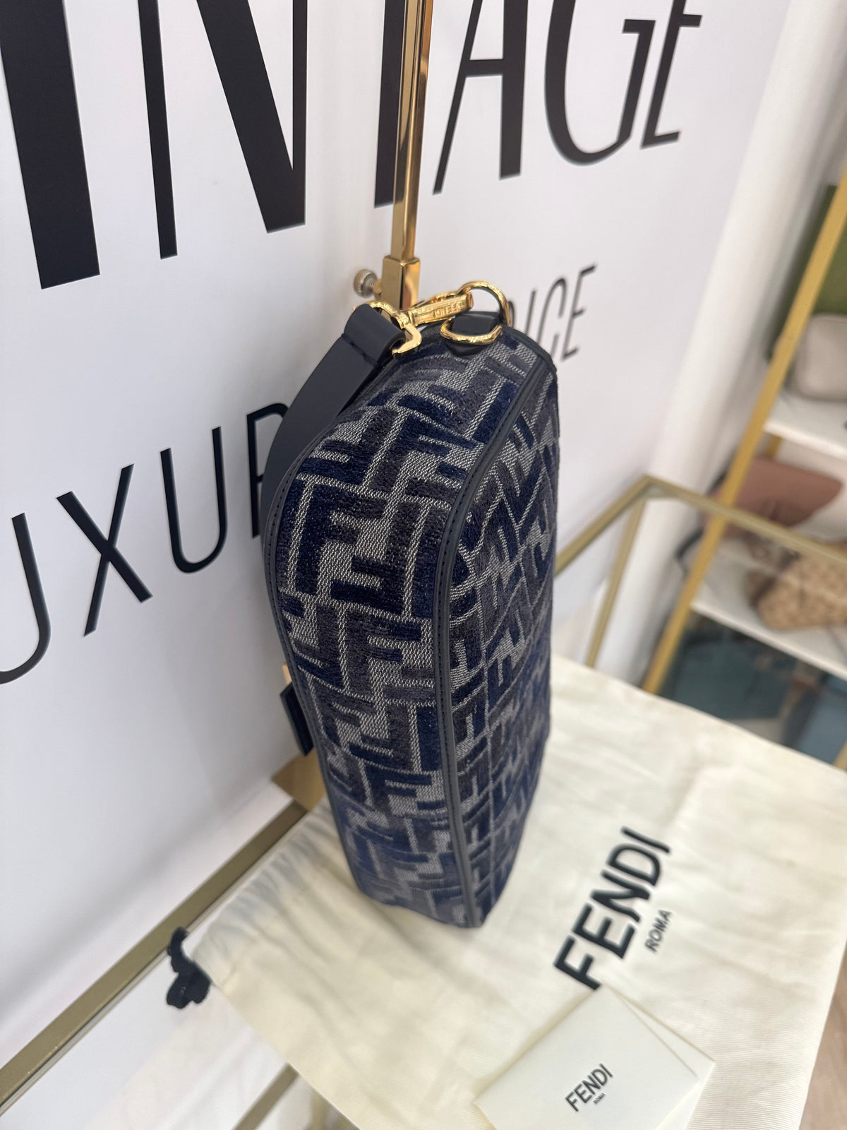 Borsa Baguette FF Fendi