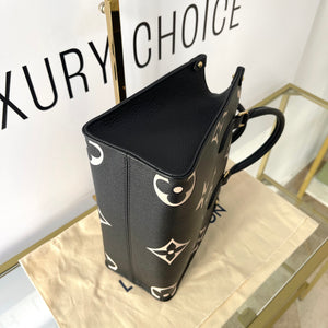 Borsa OnTheGo PM Monogram Empreinte Bicolor Louis Vuitton