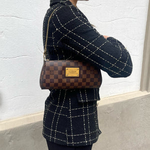 Borsa Eva Damier Ebène Louis Vuitton