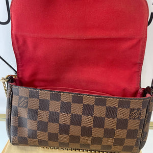 Borsa Favorite PM Damier Ébène Louis Vuitton
