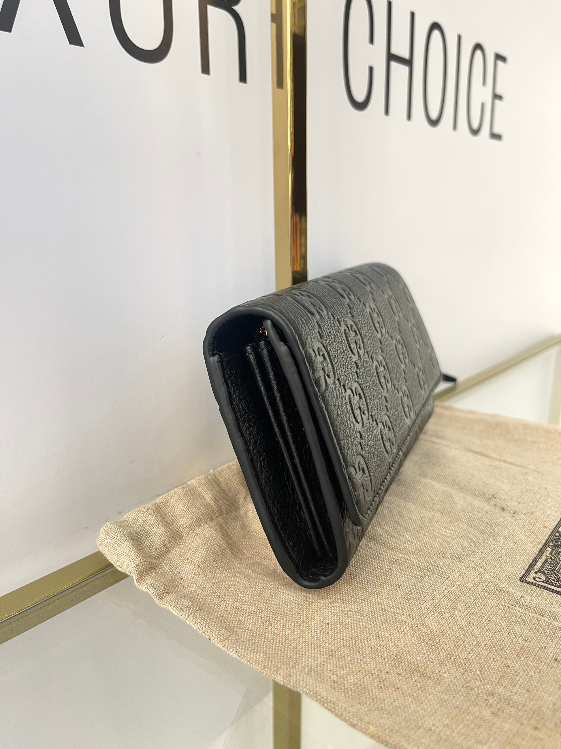 Portafoglio Continental GG Emblem Gucci