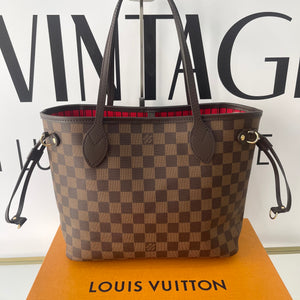 Borsa Neverfull PM Damier Ébène Louis Vuitton