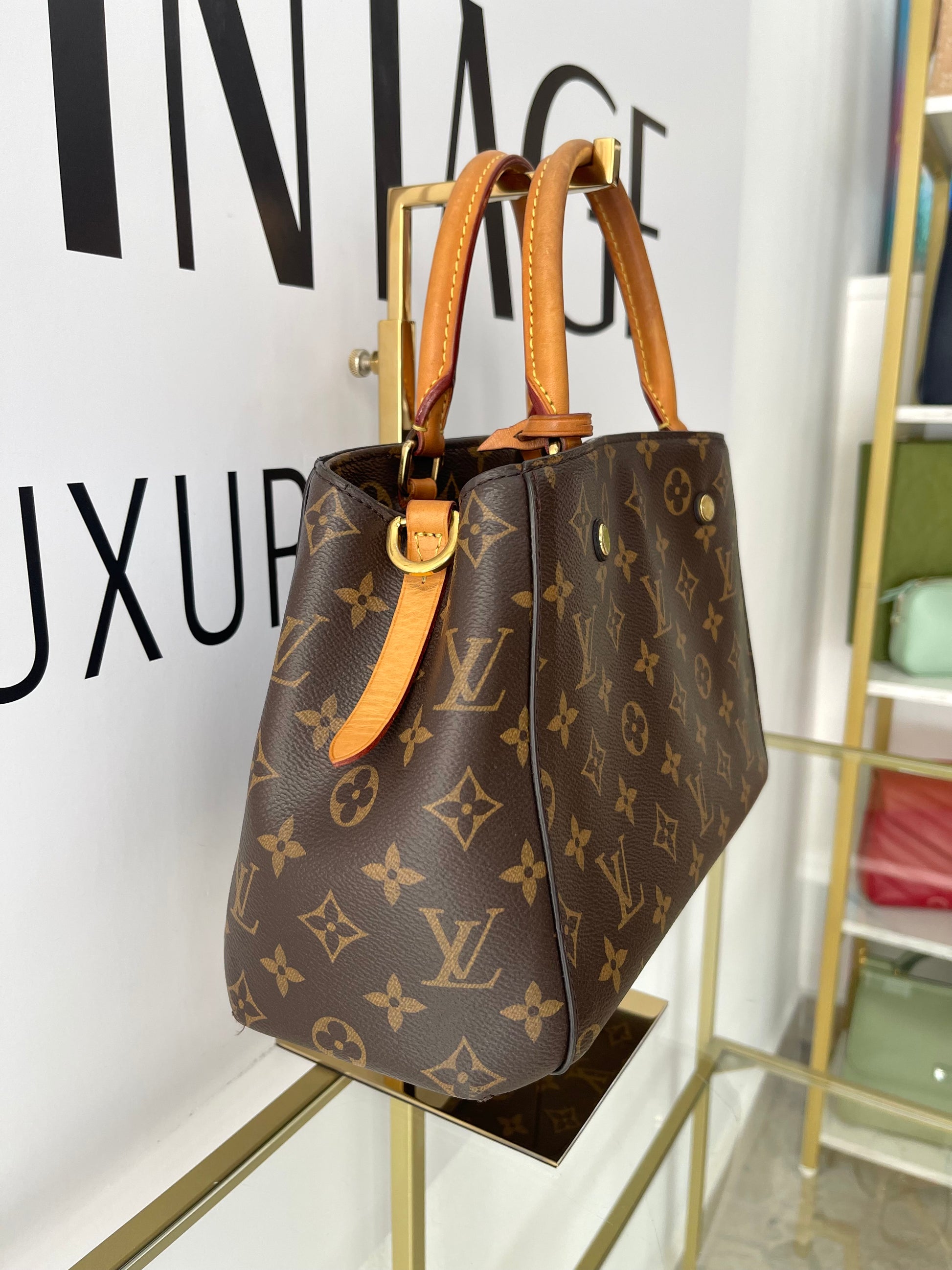 Borsa Montaigne PM Monogram Louis Vuitton