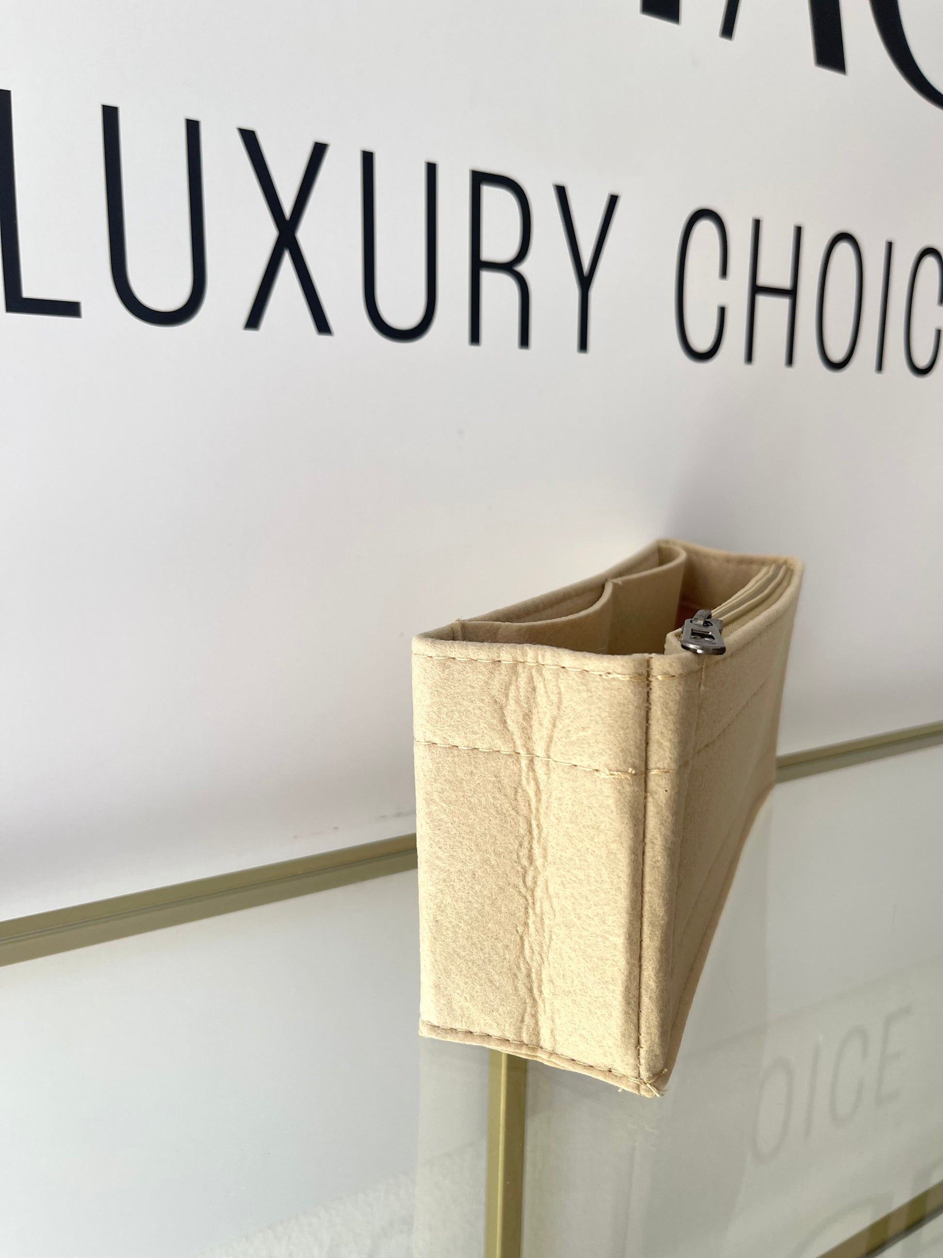 Organizer per borse beige