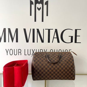 Borsa Speedy 35 Damier Ebène Louis Vuitton