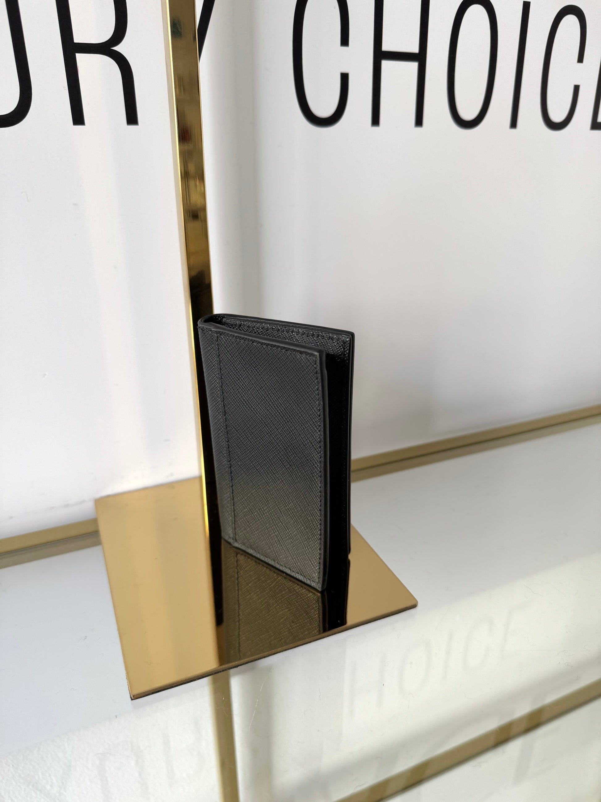 Portamonete in Saffiano Prada