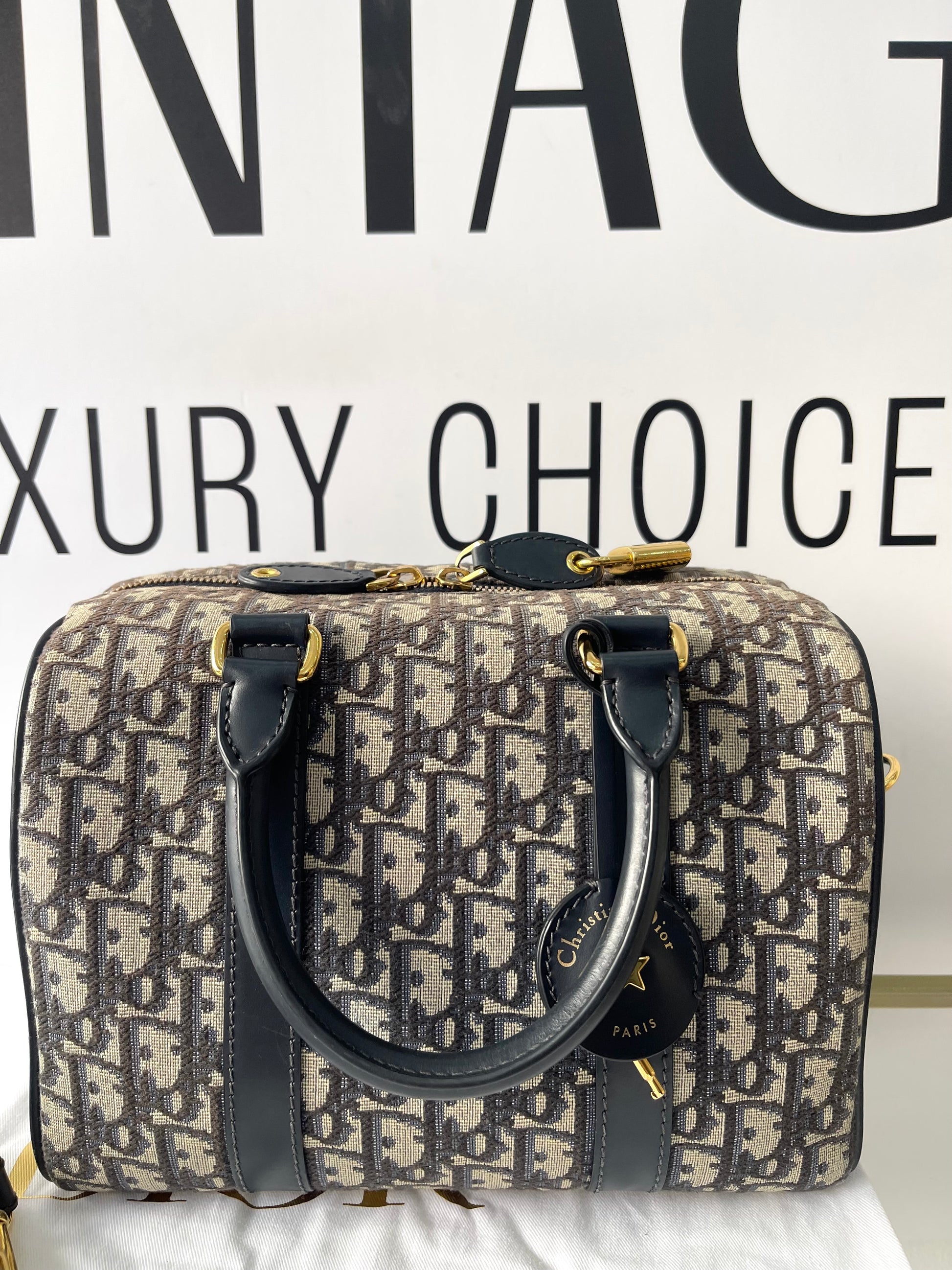 Borsa Dior Grove Jacquard Oblique Christian Dior