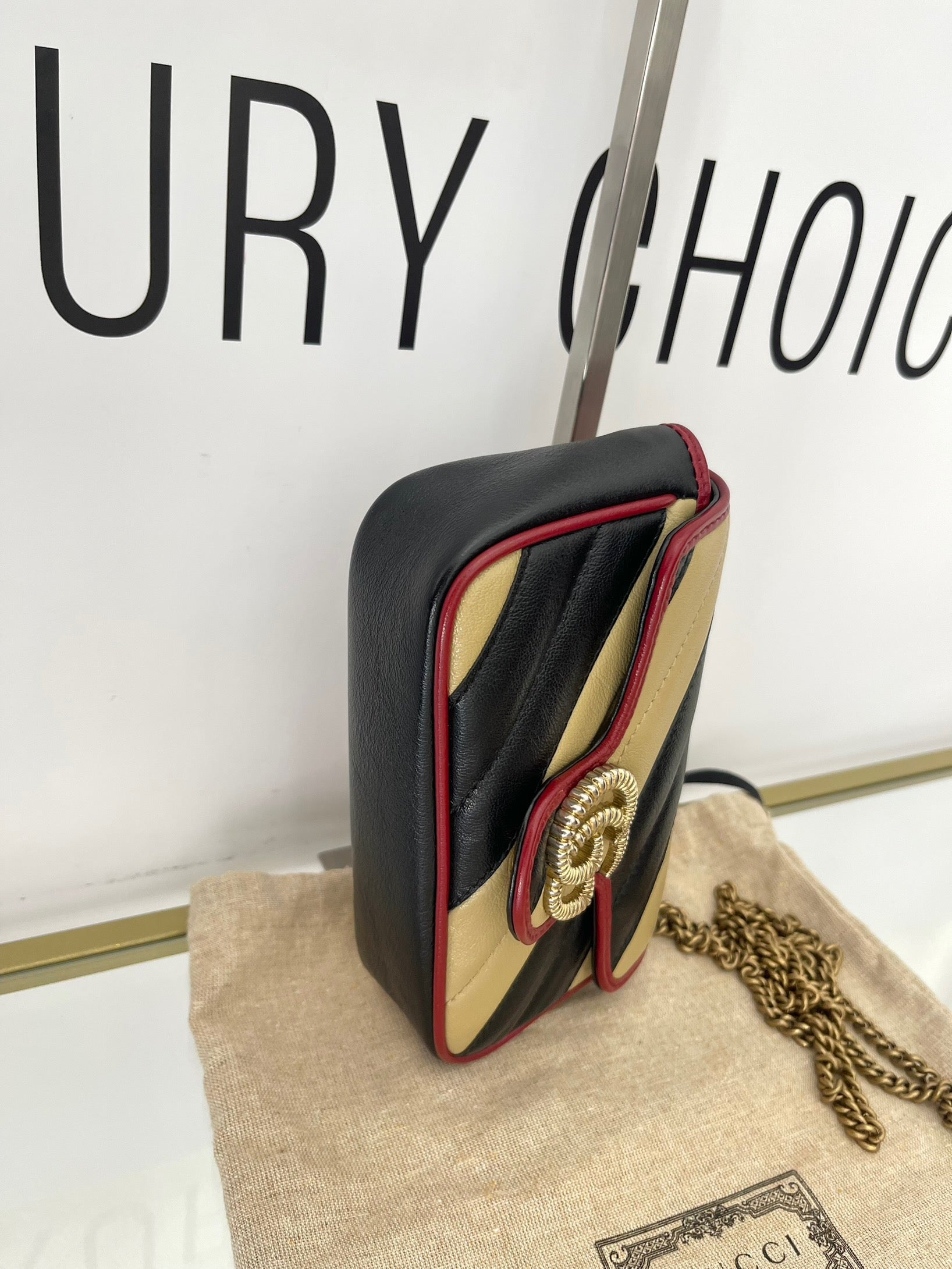 Borsa Mini Marmont GG Torchon Gucci