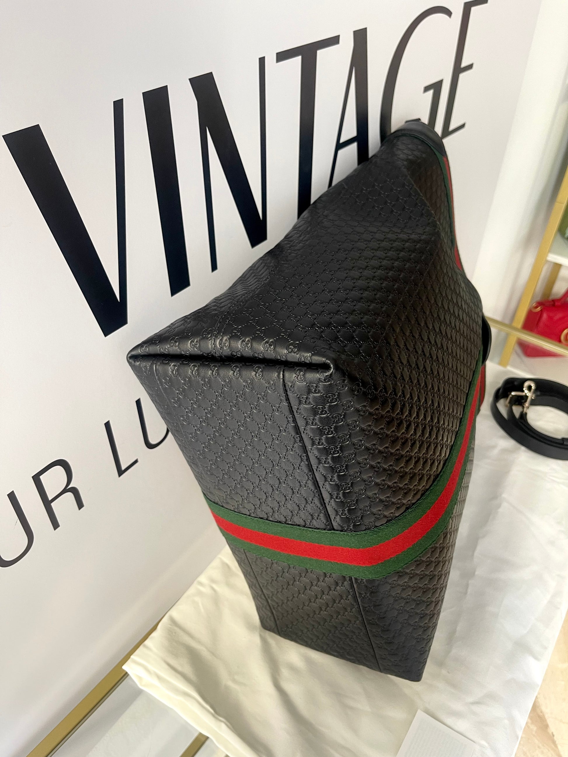 Borsa Shopping Giglio Microguccissima Gucci