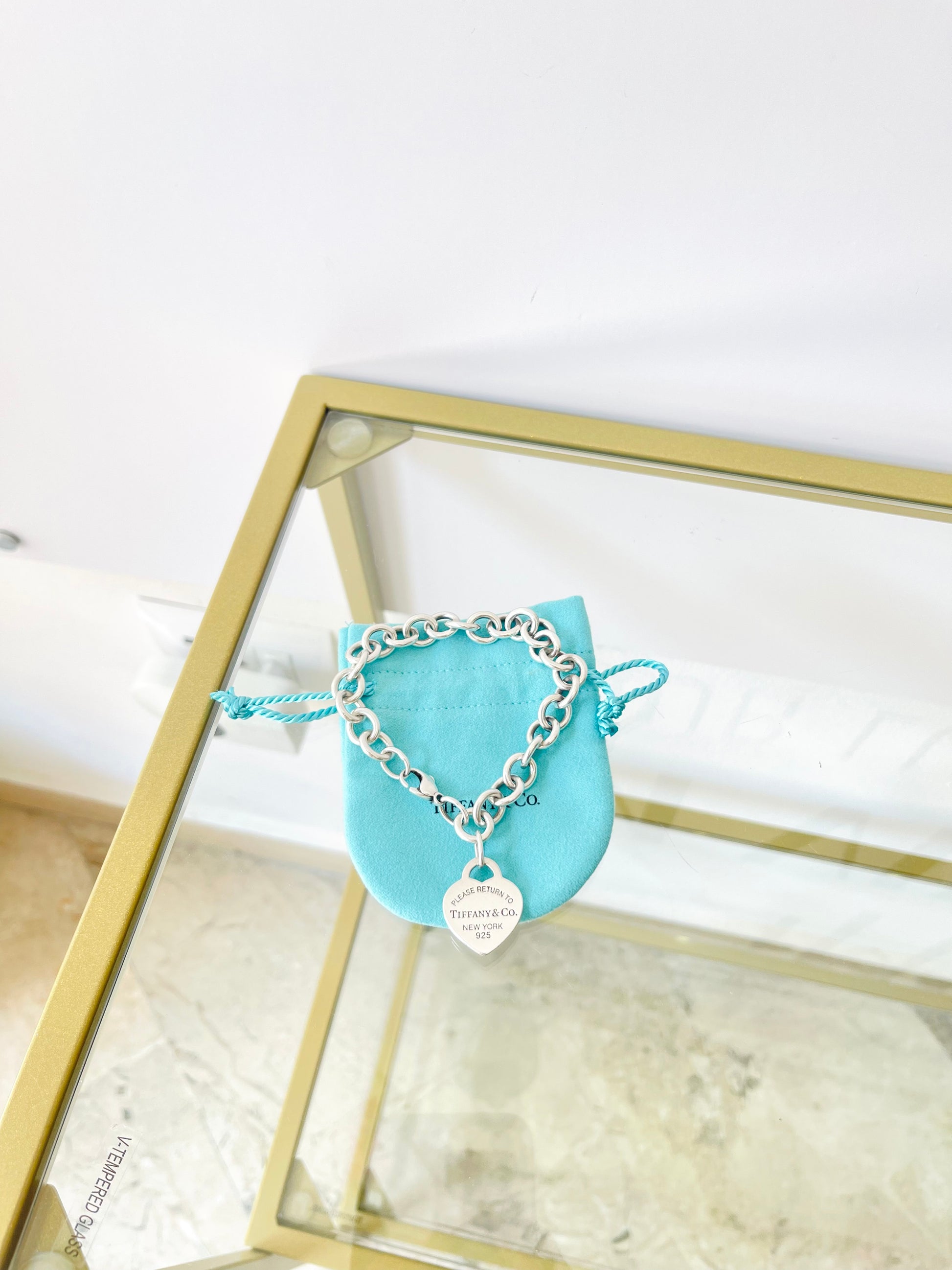 Bracciale a Maglie Cuore M Tiffany