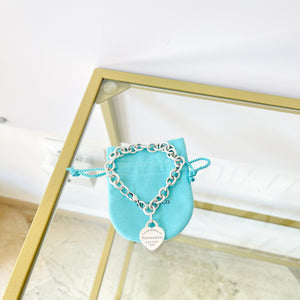 Bracciale a Maglie Cuore M Tiffany