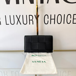 Portafoglio Cassette nero Bottega Veneta