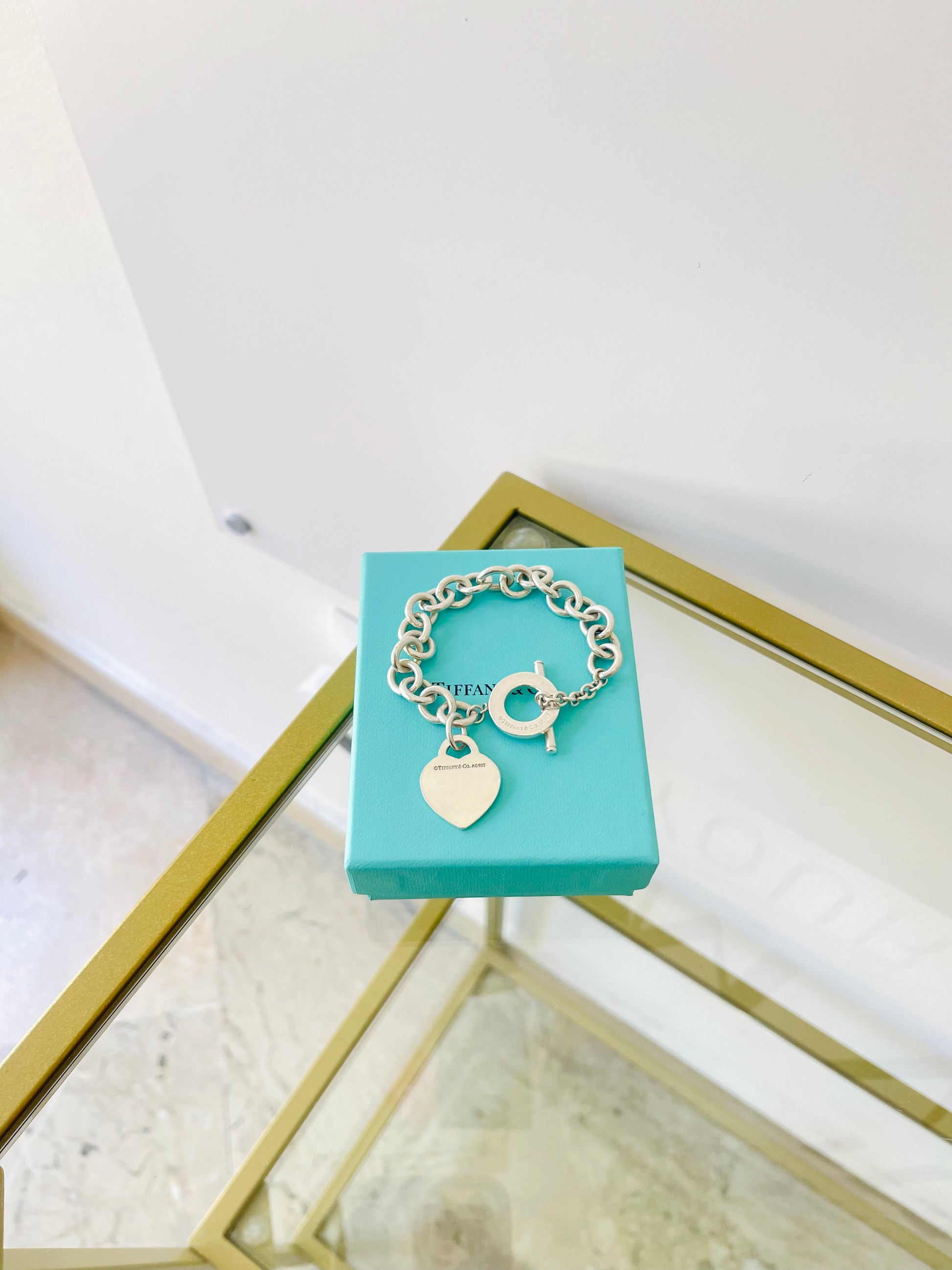 Bracciale a Maglie Cuore M Toggle Tiffany