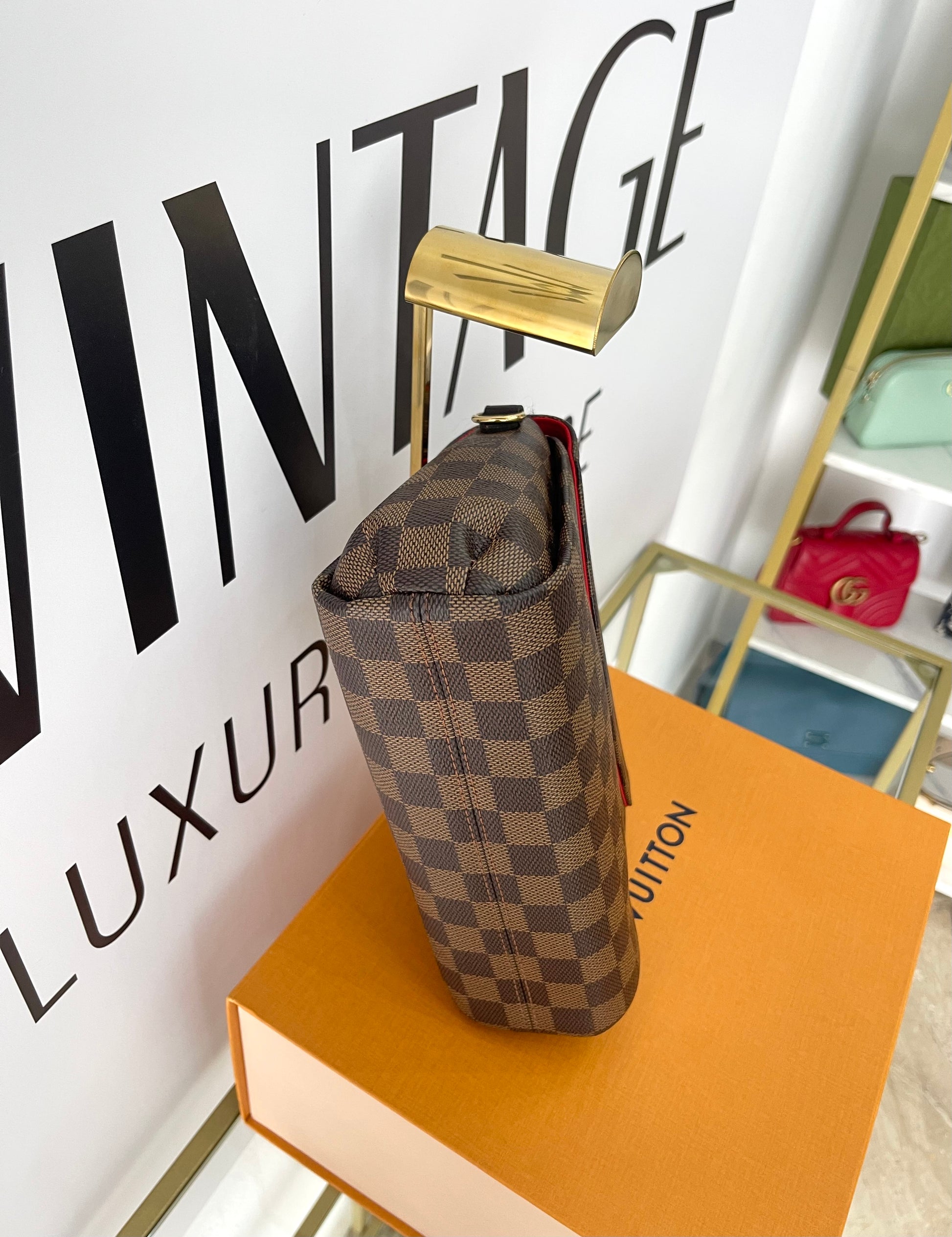 Borsa Croisette Damier Ebène Louis Vuitton