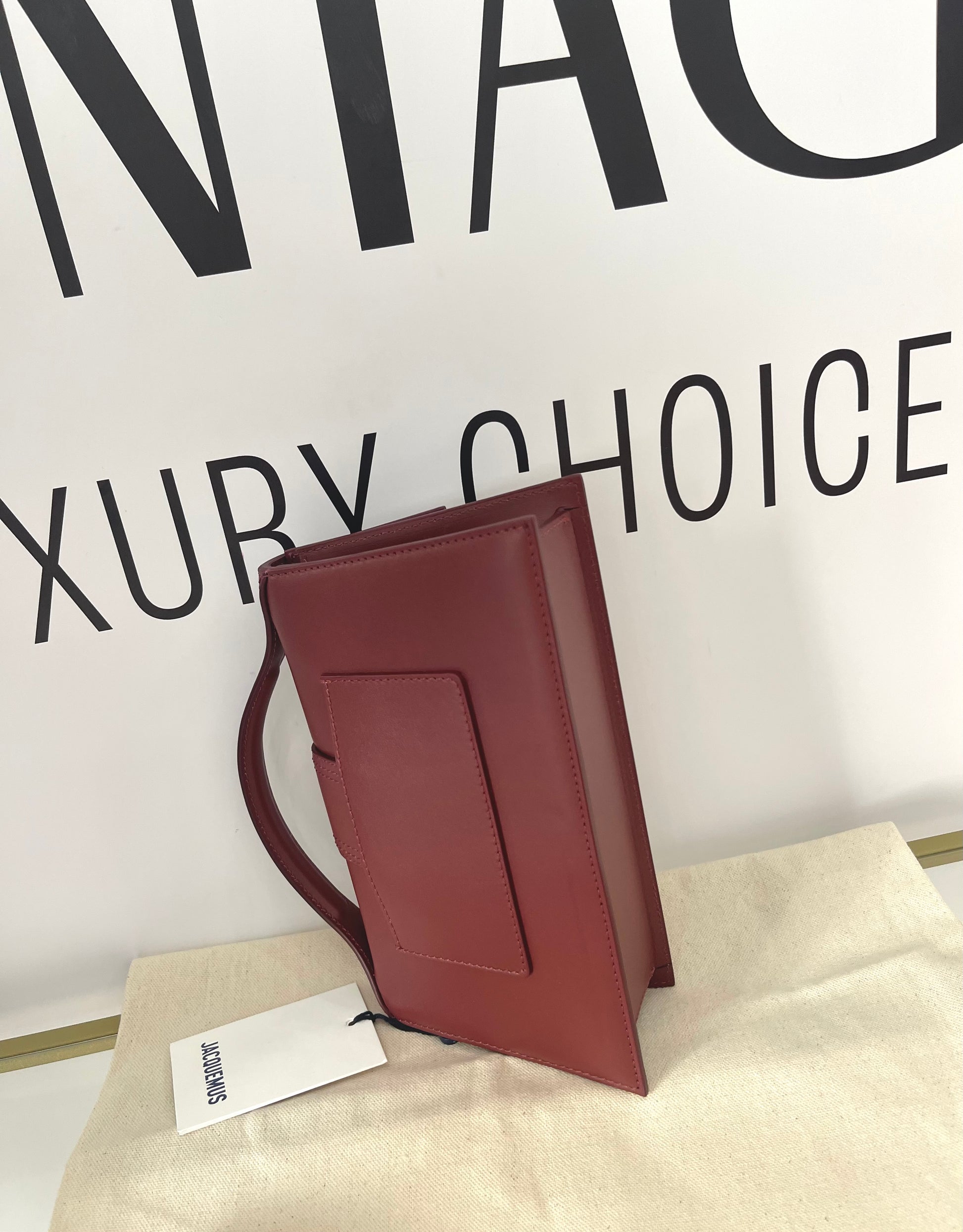 Borsa Le Grand Bambino Bordeaux Jacquemus