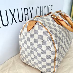 Borsa Speedy 30 Damier Azur Louis Vuitton