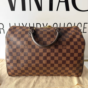 Borsa Speedy Bandoulière 35 Damier Ébène Louis Vuitton