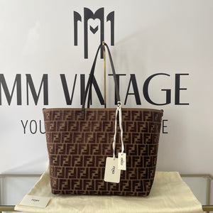 Borsa Zucca Roll reversibile Large Fendi